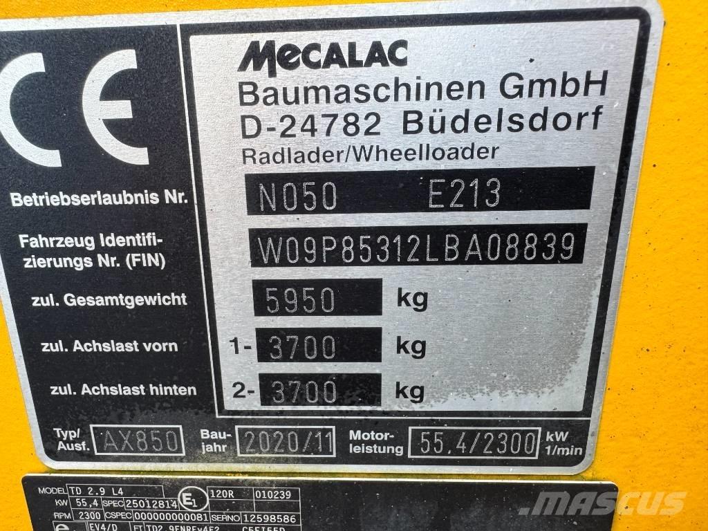 Mecalac AS 850 V Radlader