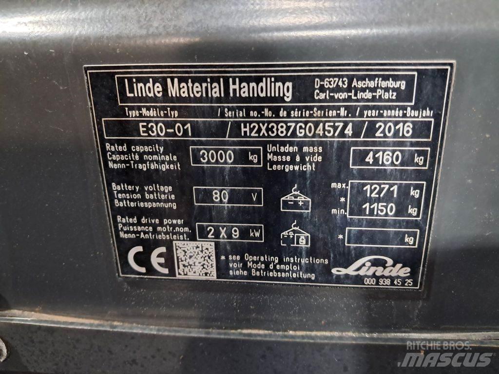 Linde E30-01 Elektro Stapler