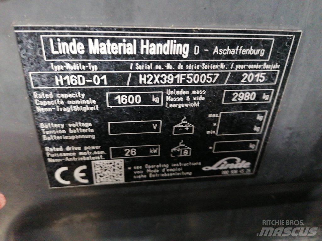 Linde H16D-01 Diesel Stapler