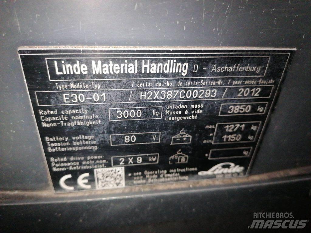 Linde E30-01 Elektro Stapler