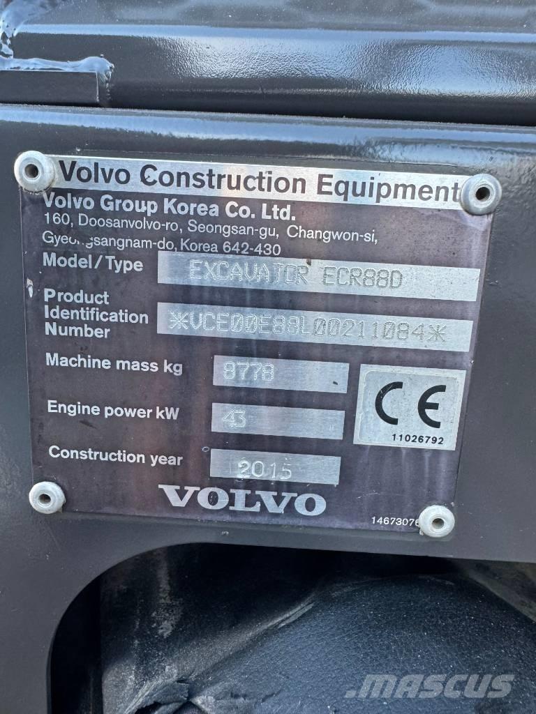 Volvo ECR 88 D Midibagger  7t - 12t