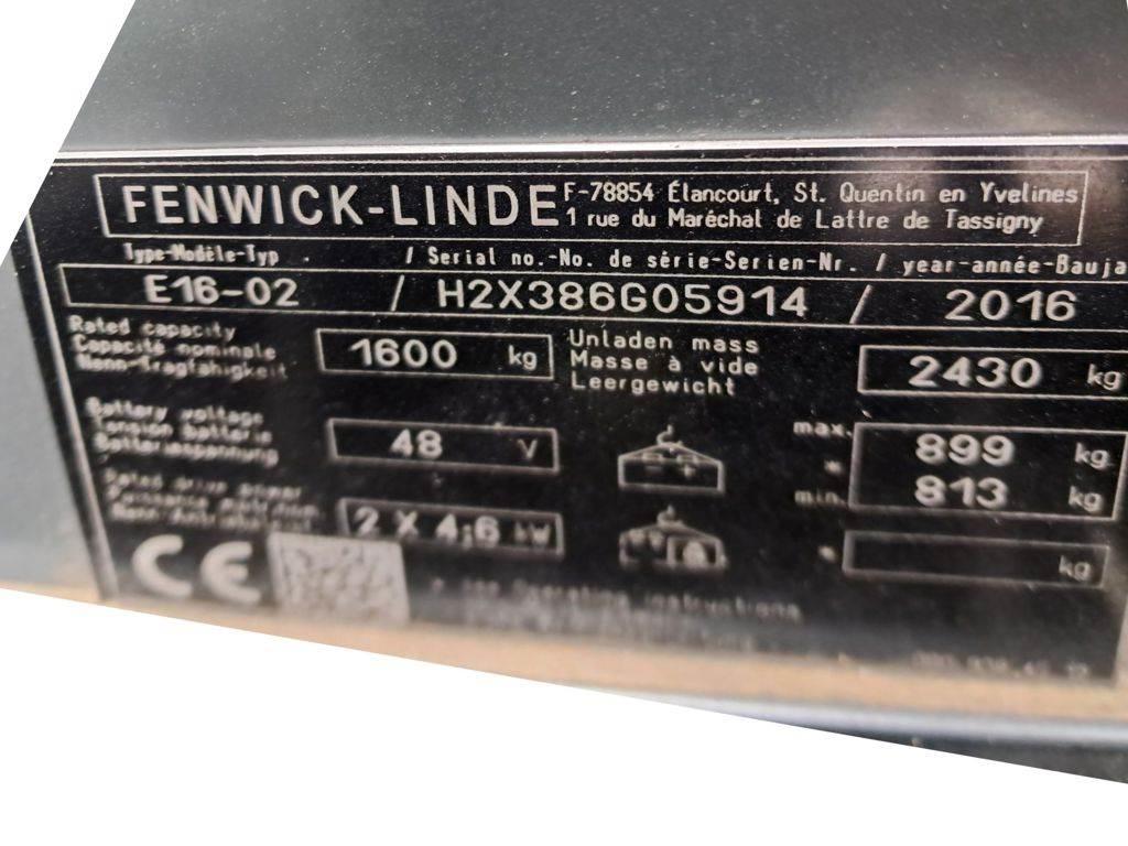 Linde E16-02 Elektro Stapler