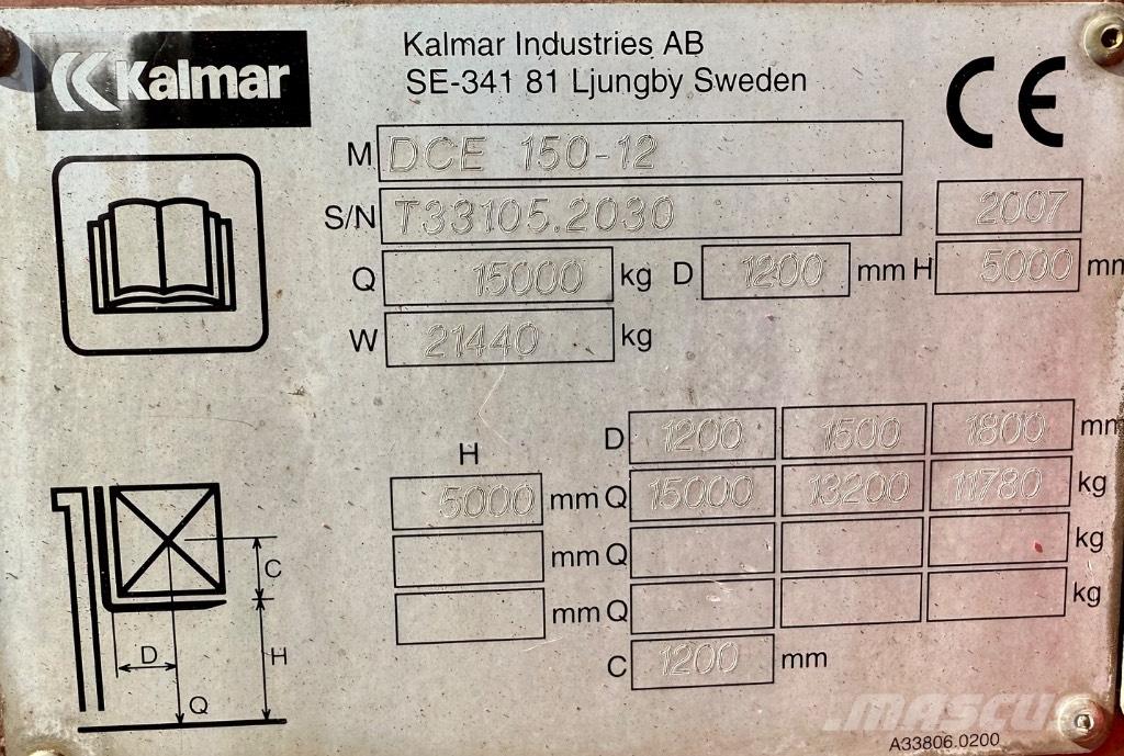 Kalmar DCE 150-12 Diesel Stapler