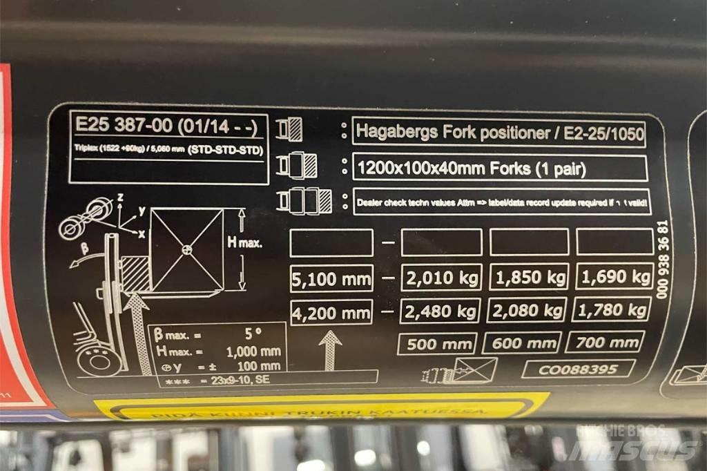Linde E 25 Elektro Stapler