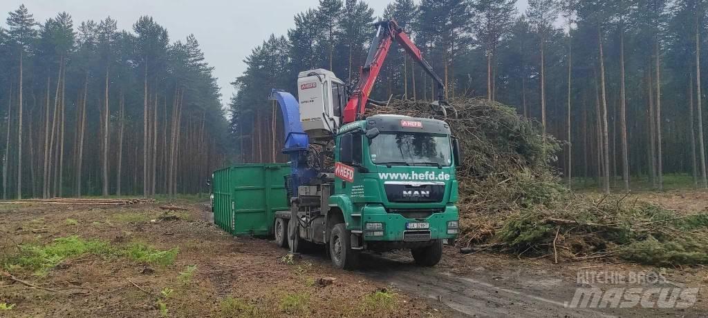 Bruks 806 Holzhäcksler