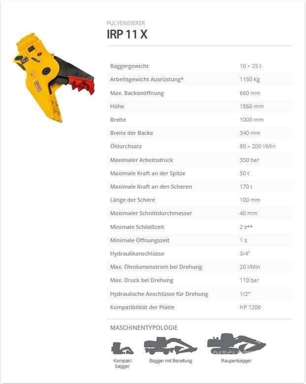 Indeco IRP 11 X Pulverisierer