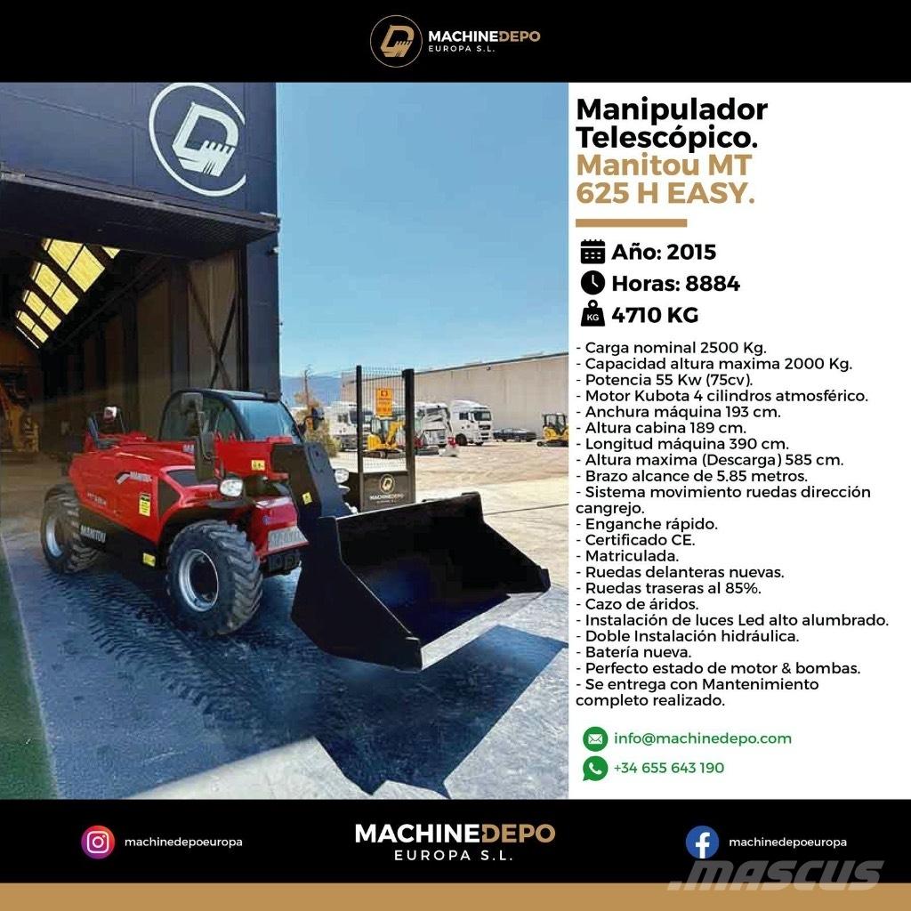 Manitou MT 625 H Teleskoplader