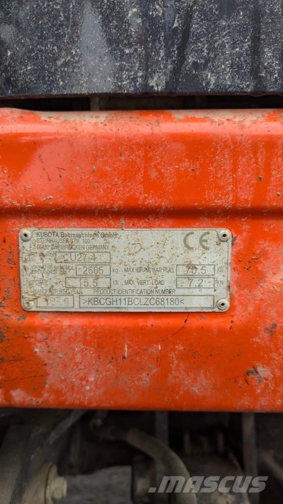 Kubota U 27-4 Minibagger < 7t