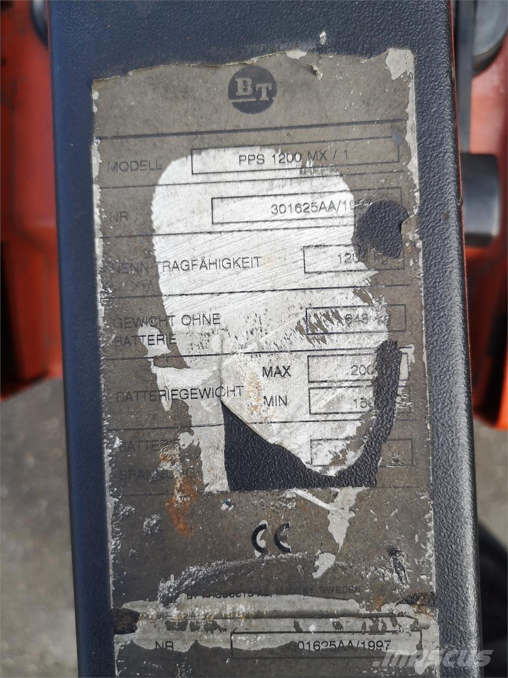 BT PPS 1200 MX/1 Selbstfahrstapler