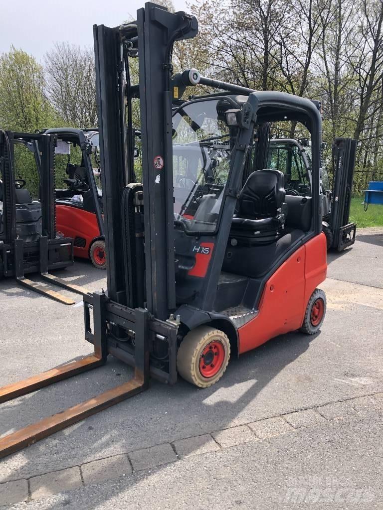 Linde H 16 T -01 Gas Stapler