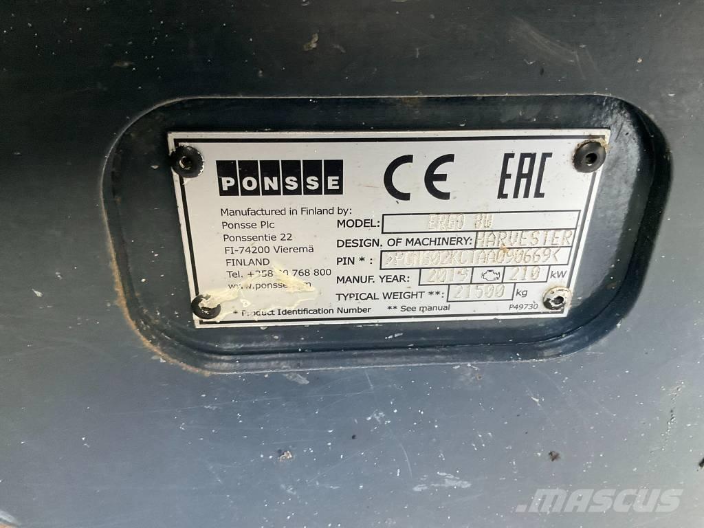 Ponsse ERGO 8W Harvester