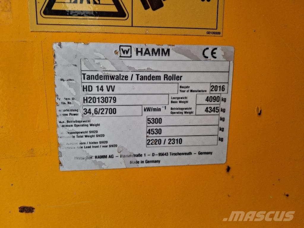 Hamm HD 14 VV Tandemwalzen