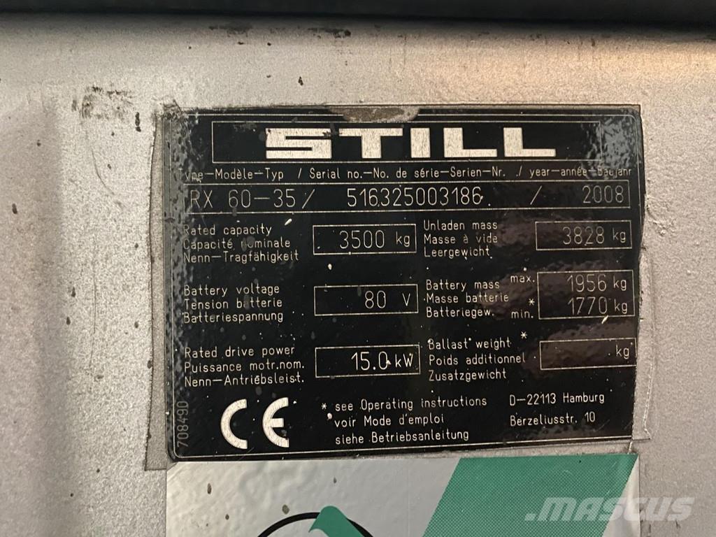 Still RX60-35 Elektro Stapler