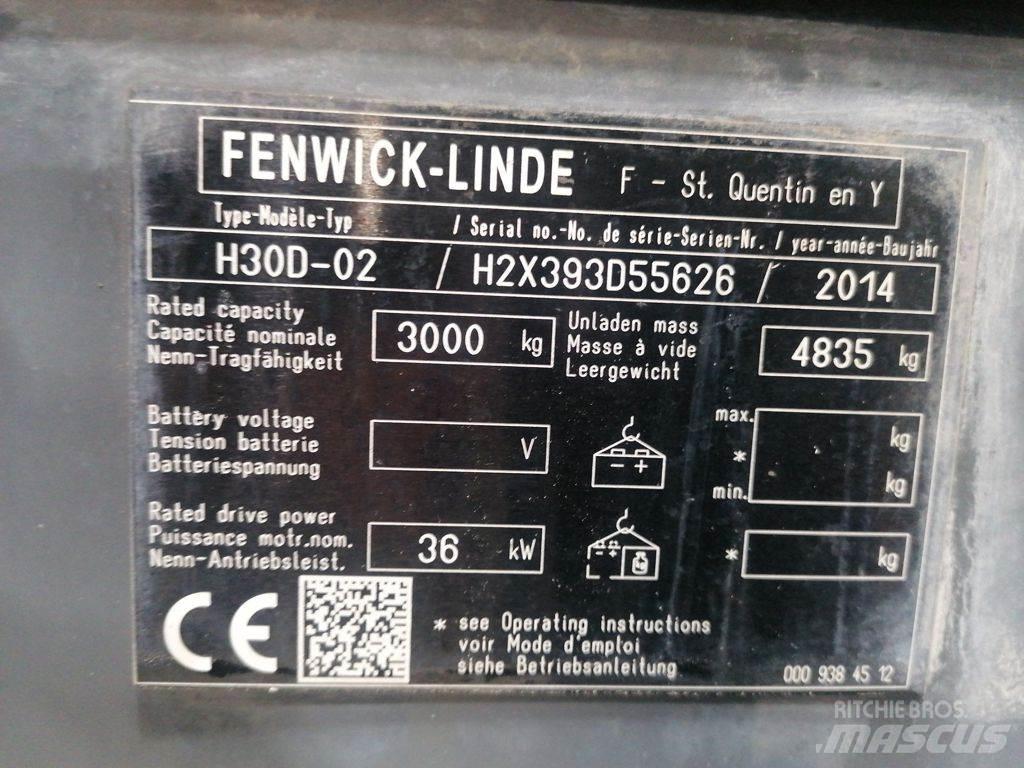 Linde H30D-02 Diesel Stapler