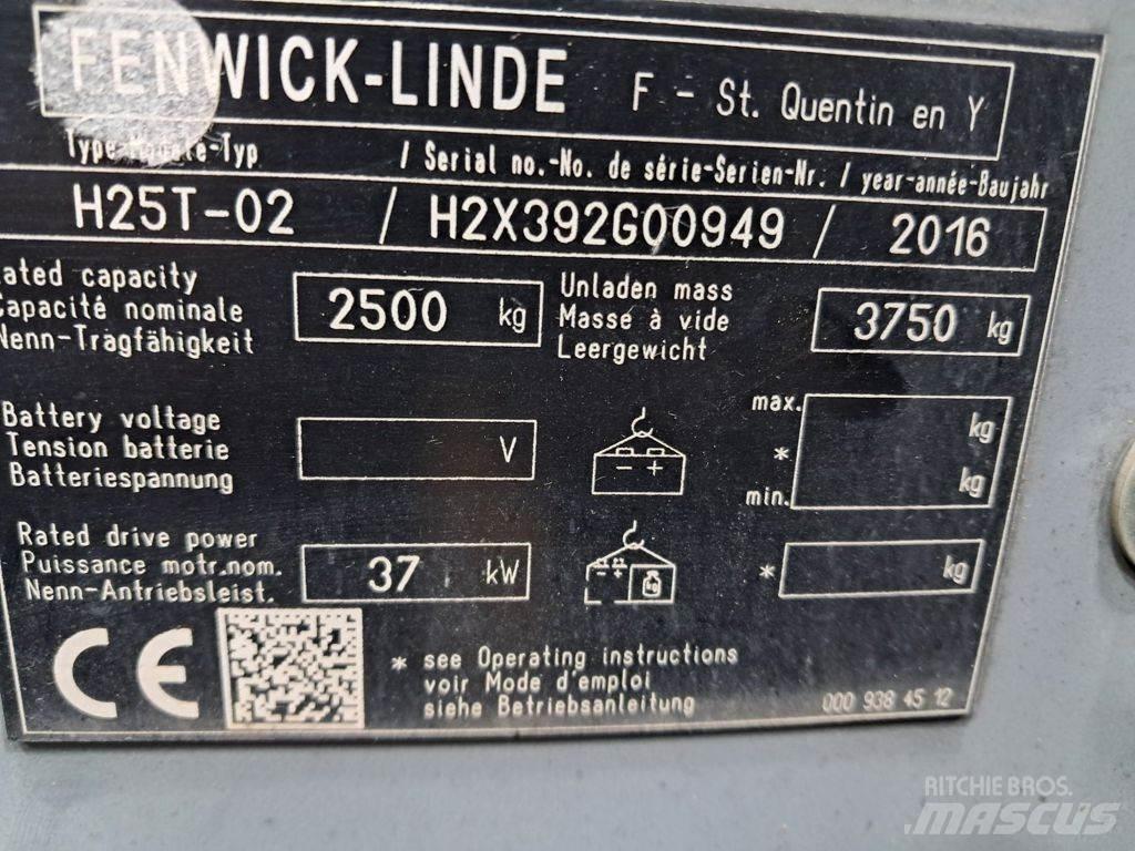 Linde H25T-02 Gas Stapler