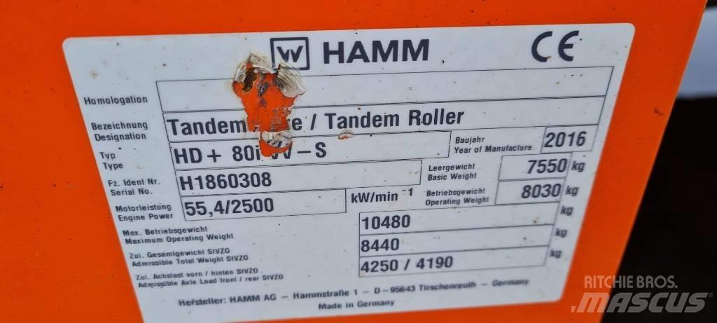 Hamm HD+ 80 i VV-S Tandemwalzen