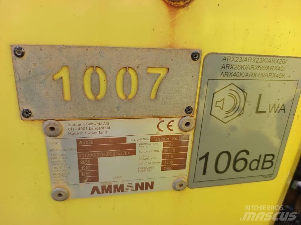 Ammann ARX 26 Tandemwalzen