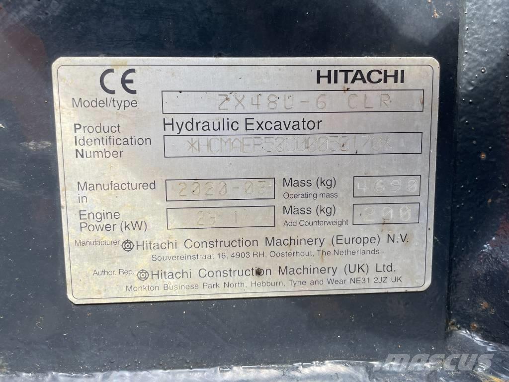 Hitachi ZX 48 U-6 Minibagger < 7t