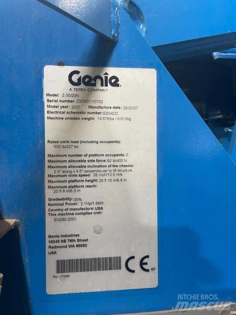 Genie Z 30/20 N RJ Gelenkteleskoparbeitsbühnen