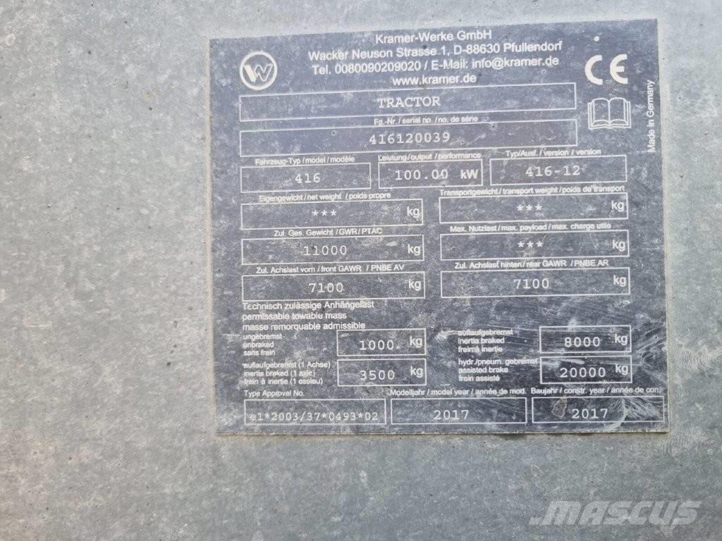 Kramer KT 447 Teleskoplader