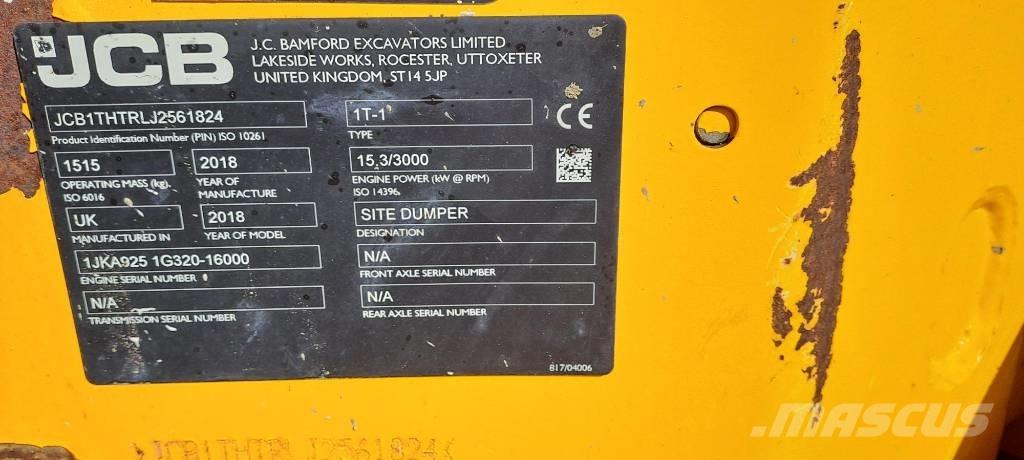 JCB 1 T Minidumper
