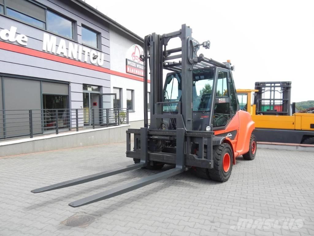 Linde H80D-03/1100 Diesel Stapler