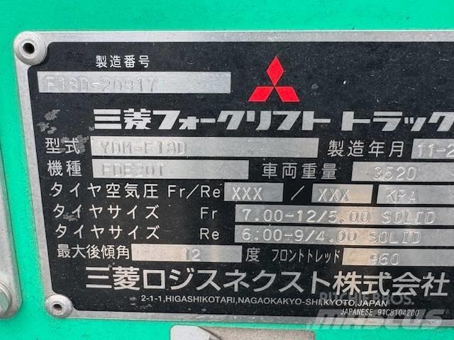 Mitsubishi FD 18 Diesel Stapler