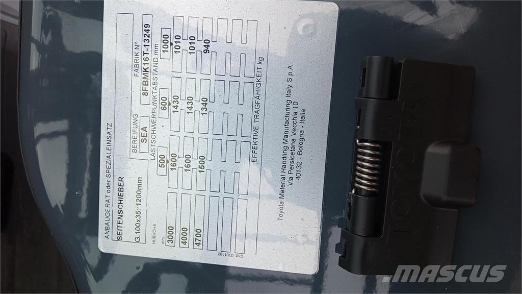 Toyota 8FBMK16T Elektro Stapler