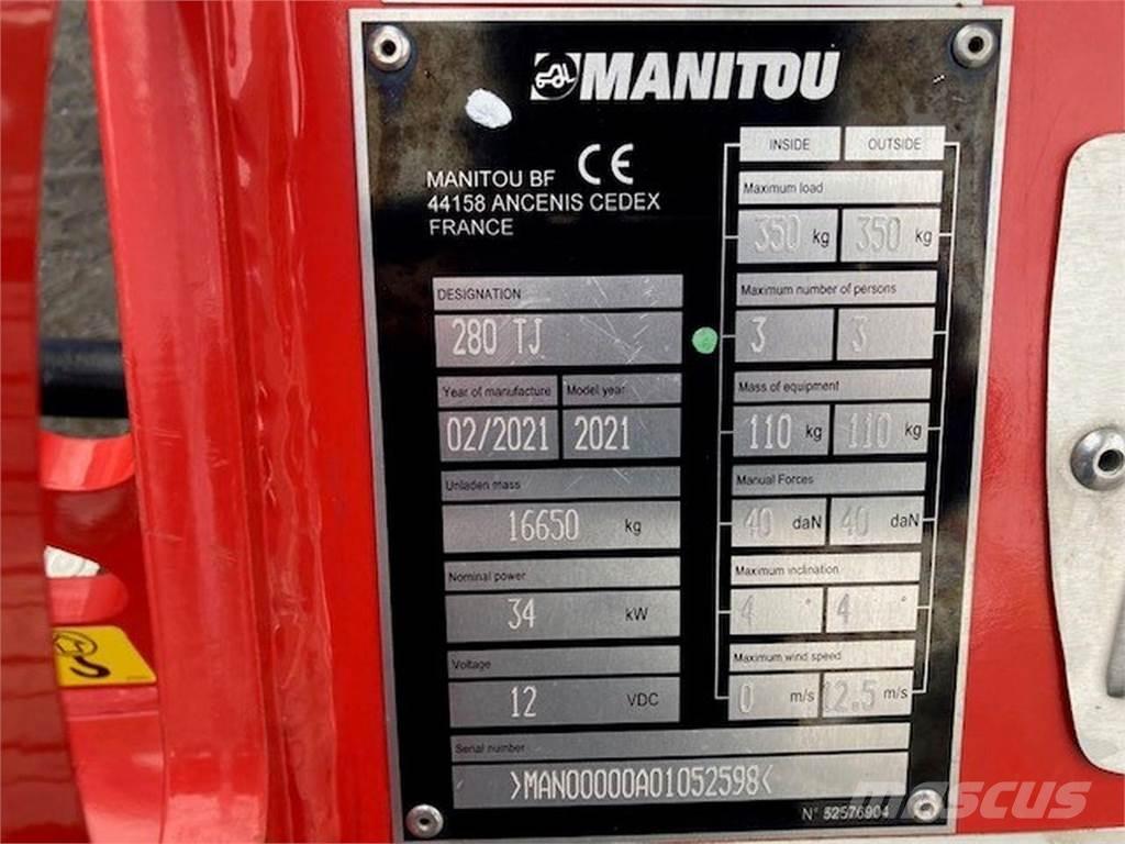 Manitou 280TJ Gelenkteleskoparbeitsbühnen