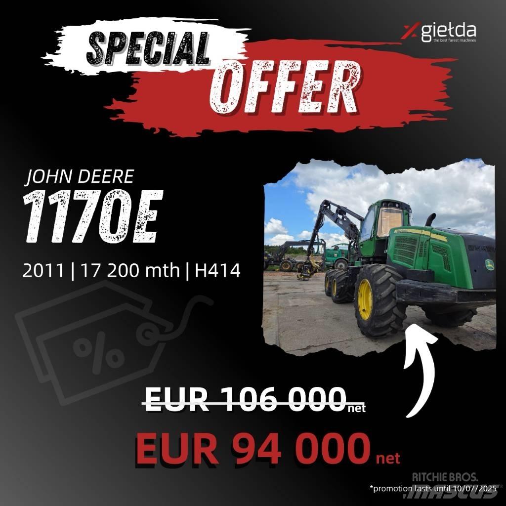 John Deere 1170 E Harvester