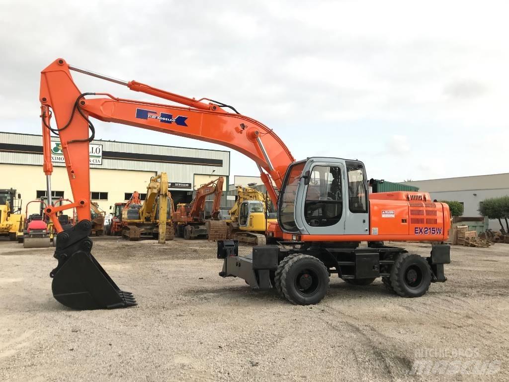Fiat-Kobelco EX215W Mobilbagger