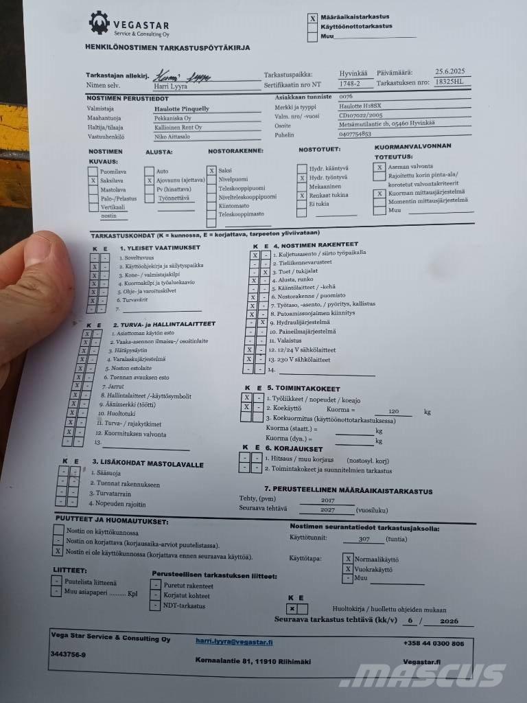 Haulotte H 18 SX Scheren-Arbeitsbühnen