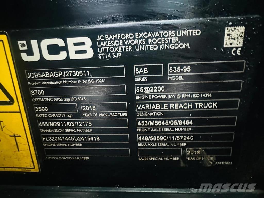 JCB 535-95 Teleskoplader für Landwirtschaft