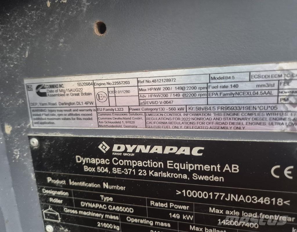 Dynapac CA6500D Walzenzüge