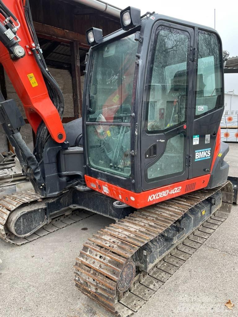 Kubota KX 080-4a2 Midibagger  7t - 12t