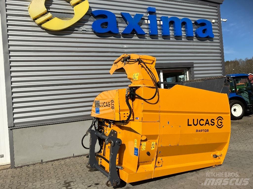Lucas Raptor Ballenschredder, -schneider und -wickler