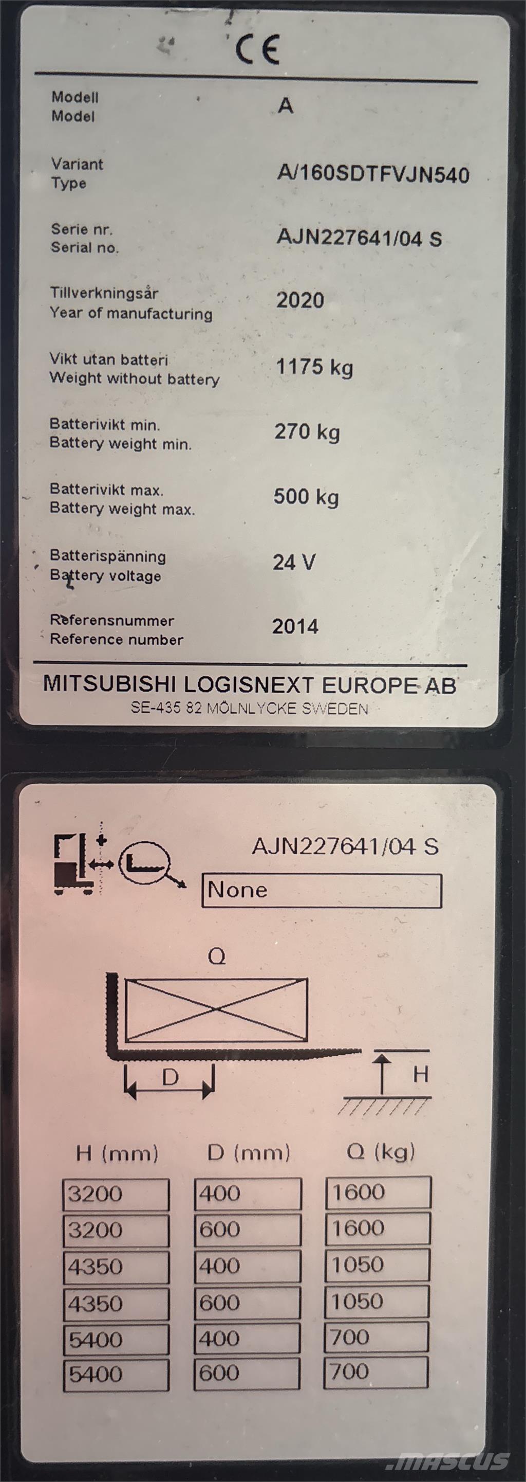 Atlet A160 Selbstfahrstapler