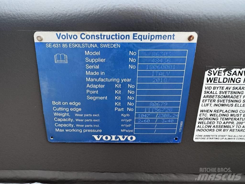 Volvo 2.6m GP Bucket Schaufeln