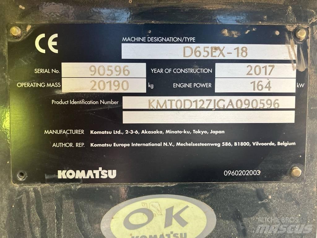 Komatsu D65 EX-18 Bulldozer