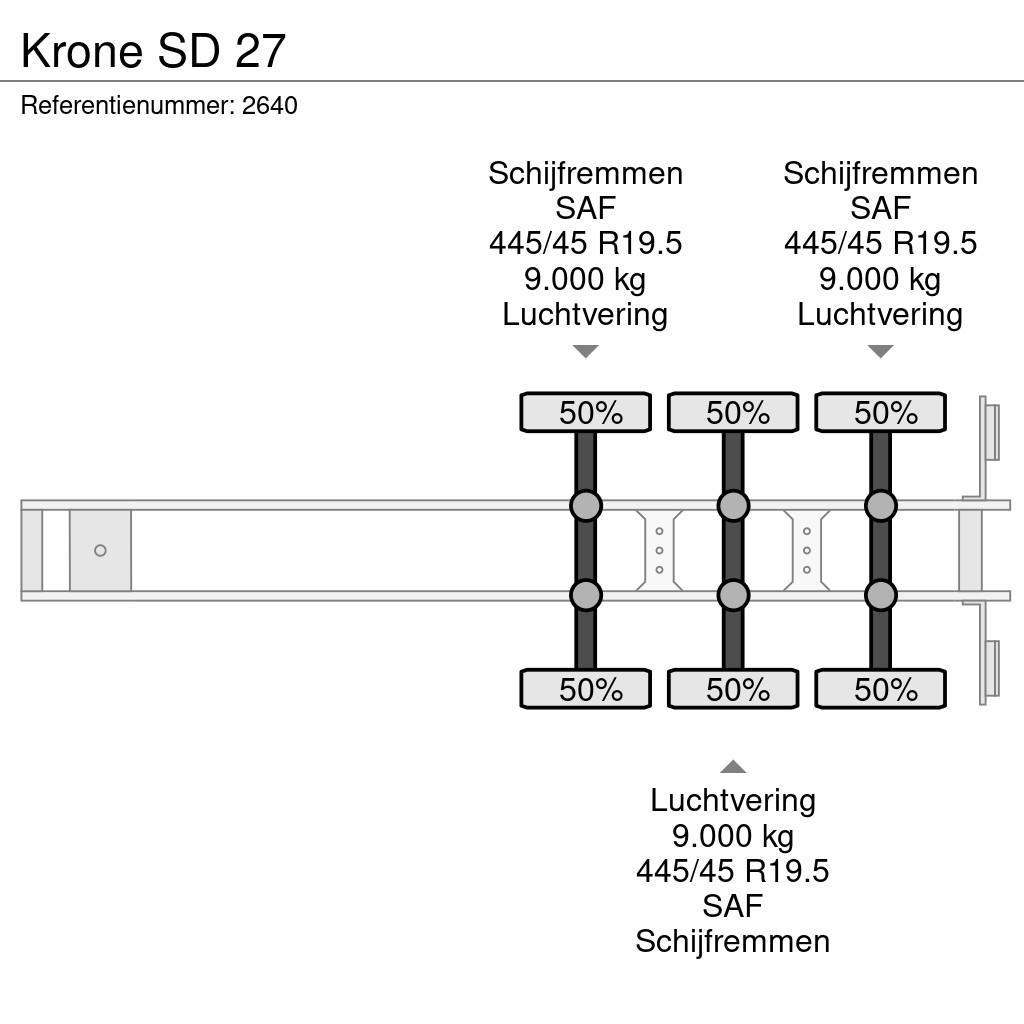 Krone SD 27 Curtainsiderauflieger