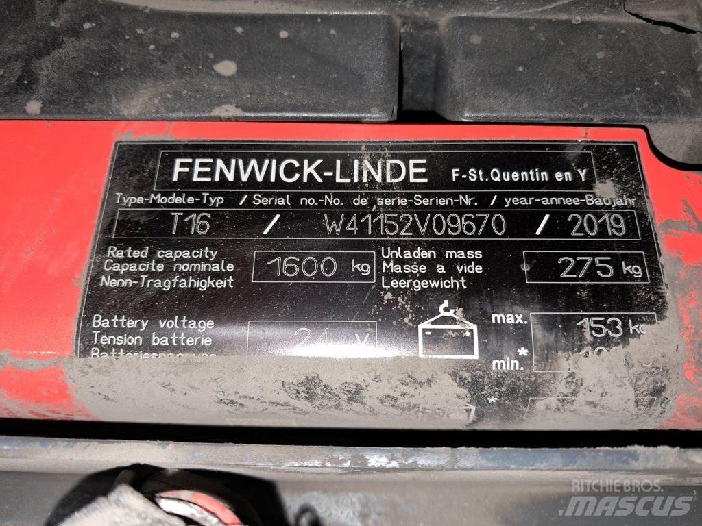 Linde T16 Niedergabelstapler