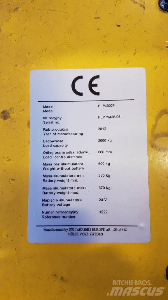 Atlet PLP200 Niedergabelstapler
