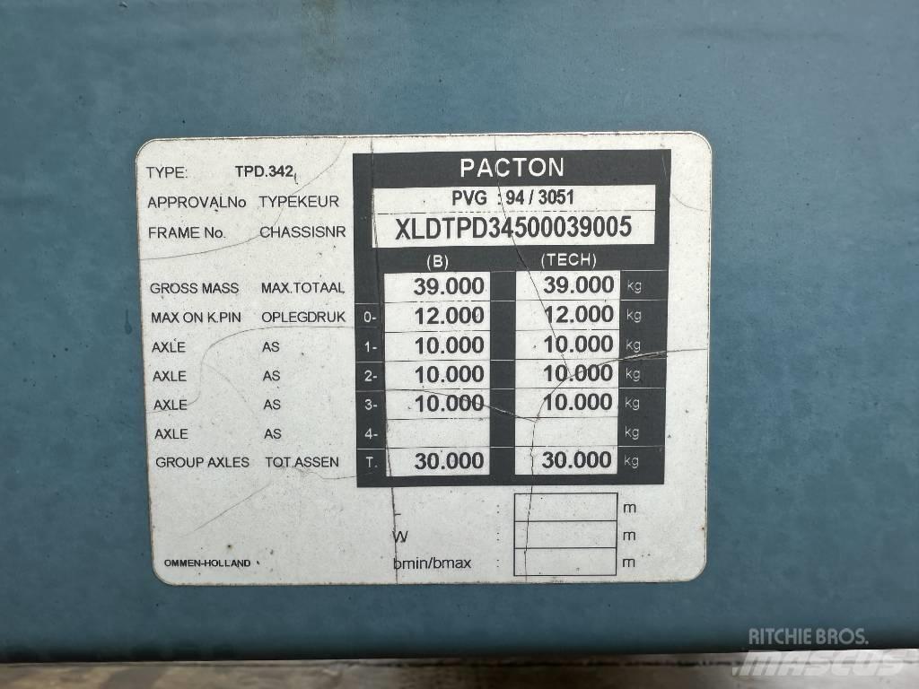 Pacton TPD 342 Pritschenauflieger
