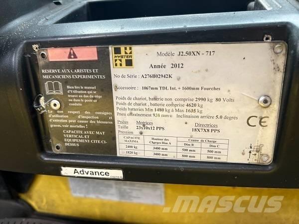 Hyster J2.5XN Elektro Stapler