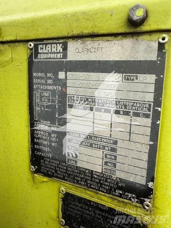 Clark C500S80 Diesel Stapler