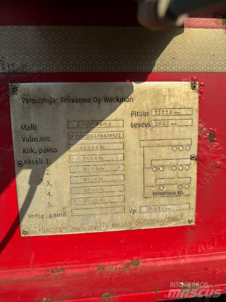Weckman 5 AVP 8040 Holzanhänger