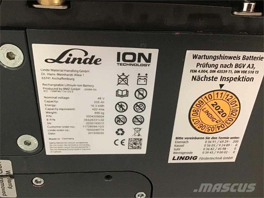 Linde E16 ION Elektro Stapler