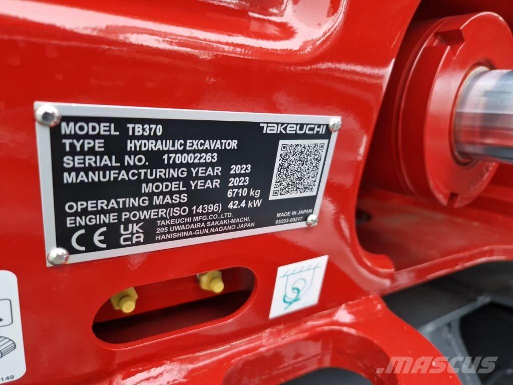 Takeuchi TB370 Minibagger < 7t