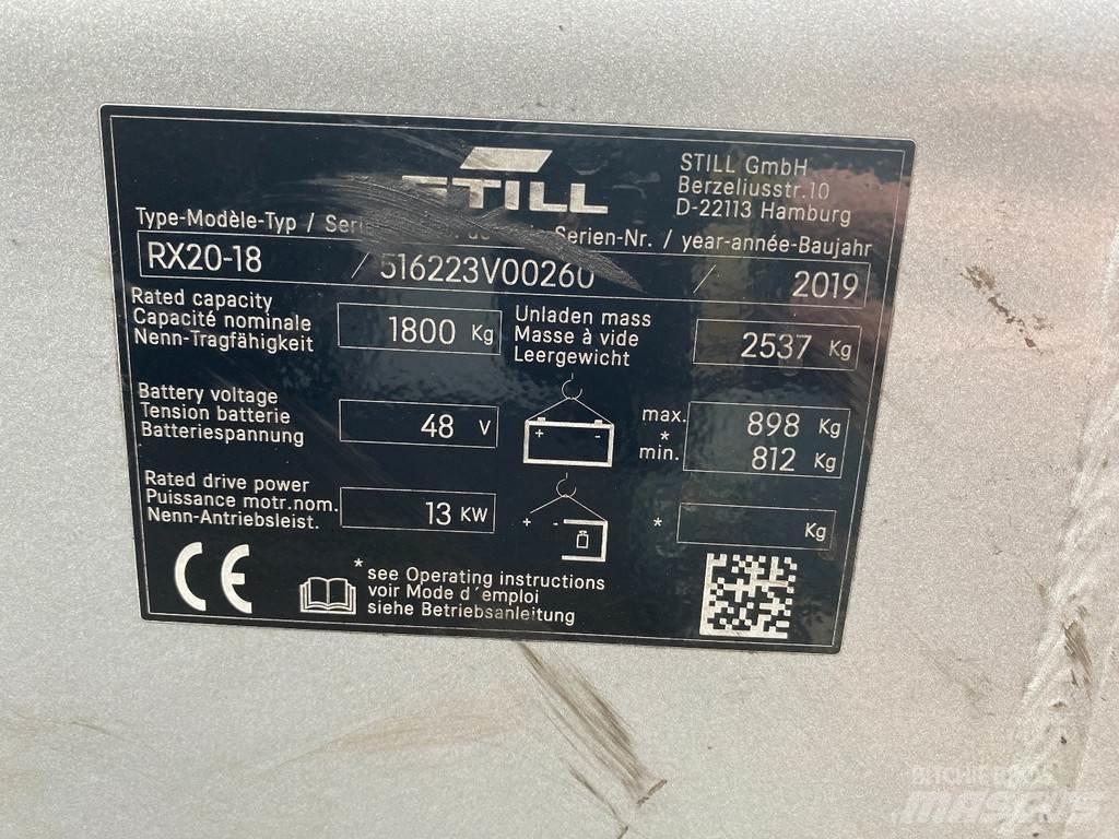 Still RX20-18 Elektro Stapler