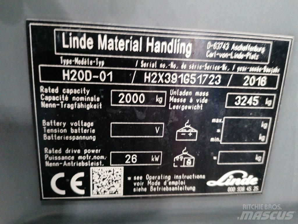 Linde H20D-01 Diesel Stapler